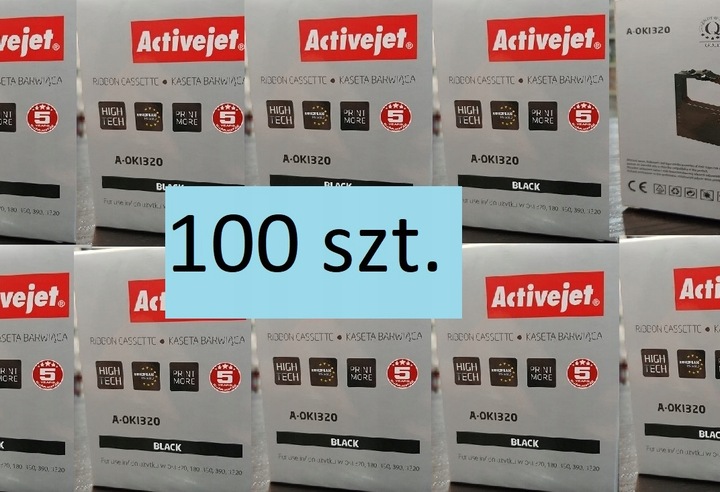 100szt.TAŚMA ActiveJet OKI ML320 320 321 390 391 3320 ml182 09002303 oki320
