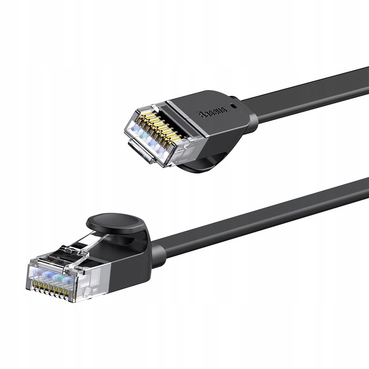 BASEUS PŁASKI KABEL SIECIOWY INTERNETOWY LAN ETHERNET RJ45 CAT 6 10GBPS 15M