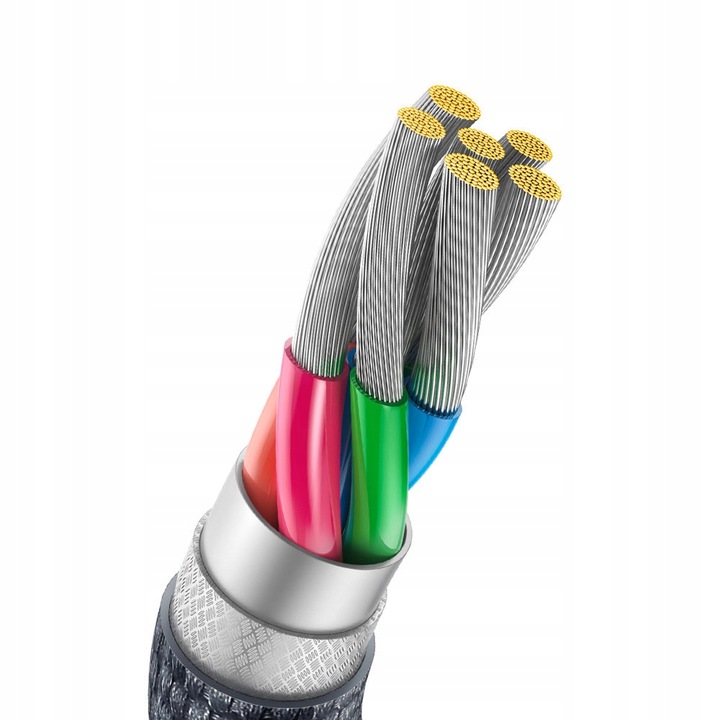 BASEUS SZYBKI KABEL USB USB-C TYP C 100W 6A MOCNY PRZEWÓD DO ŁADOWANIA 1,2m