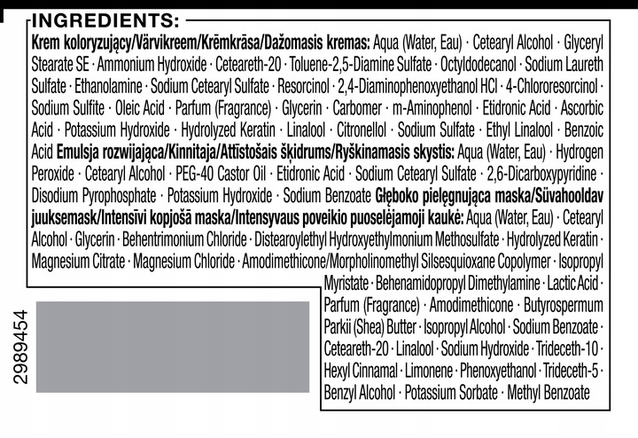 Syoss Farba do Włosów Trwała Permanent Color 1-1 Czerń 2 szt.