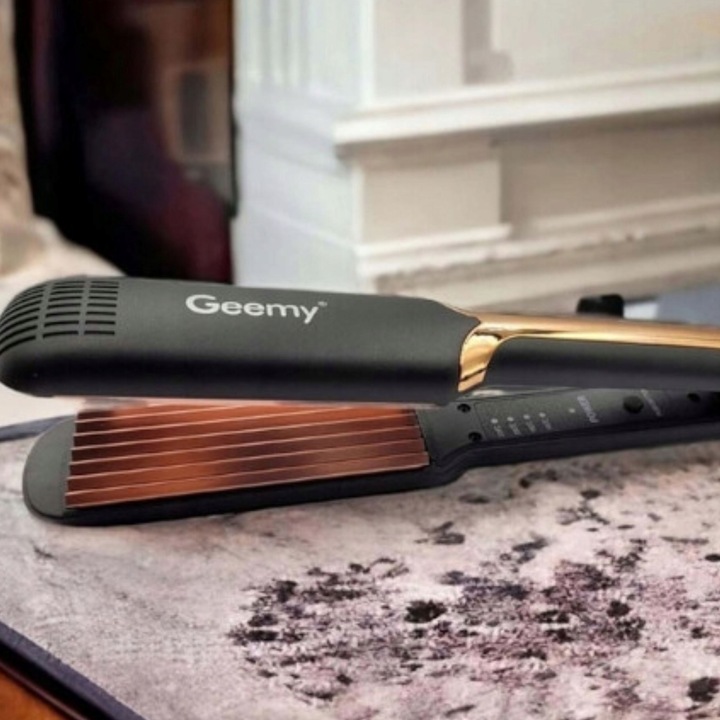 KARBOWNICA DO WŁOSÓW CERAMICZNA CERAMICZNA PRO JONIZACJA FALE GEEMY