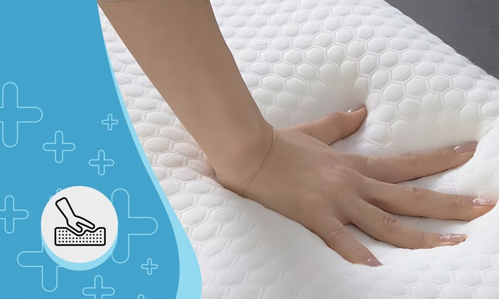 PODUSZKA DO SPANIA ORTOPEDYCZNA PROFILOWANA DO SPANIA PIANKA MEMORY