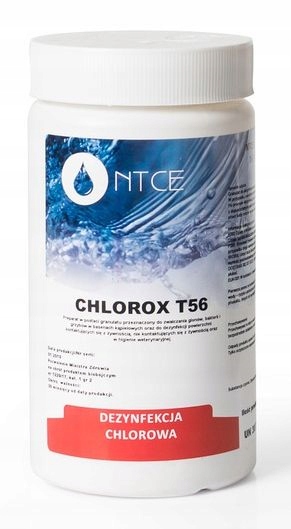 CHLOR SZOK 1kg DO BASENU JACUZZI SPA SZOKOWE GRANULAT BASEN CHEMIA BASENOWA