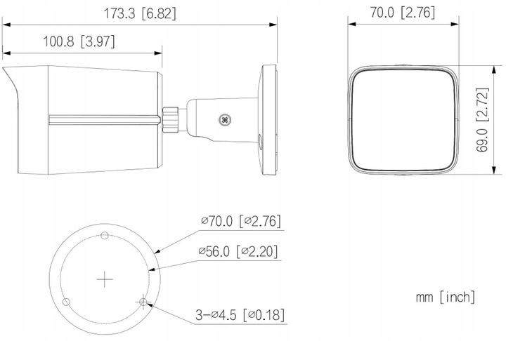 KAMERA TUBOWA IPC-HFW1639TC-A-IL-0280B-S6 Smart Dual Light - 6 Mpx DAHUA
