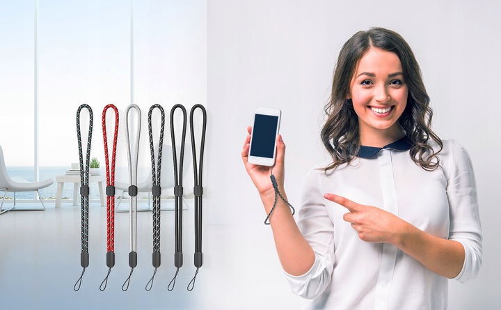 SMYCZE DO TELEFONÓW PASKI NA NADGARSTKI LINKI DO WISZANIA TELEFONÓW 6 szt.