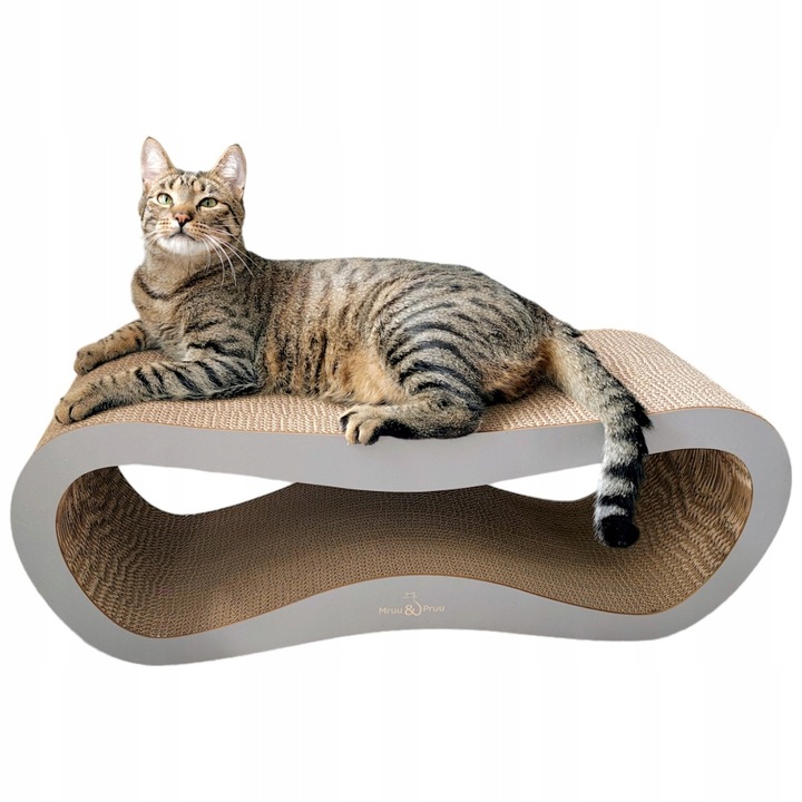 DRAPAK DLA KOTA KARTONOWY DUŻY LEGOWISKO 78x28x24 cm Mruu&Pruu