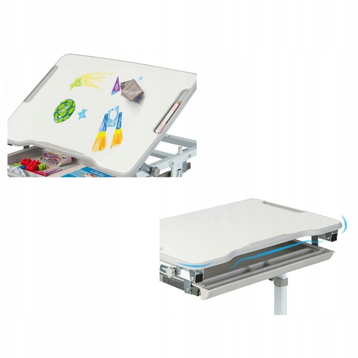 Zestaw biurko i krzesło dla dzieci z regulacją