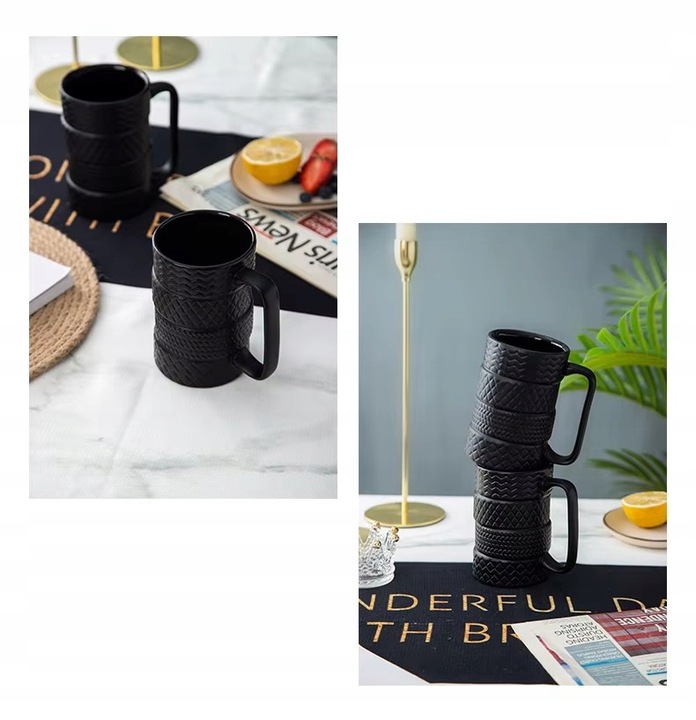 Prezent na 18-99 urodziny dla Taty Kolegi Kubek Opona z imieniem Zestaw