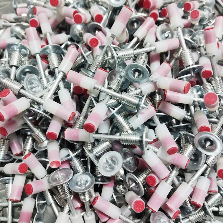 100x Gwoździe do pistoletu do betonu metalu drewna gwoździarki Gwint