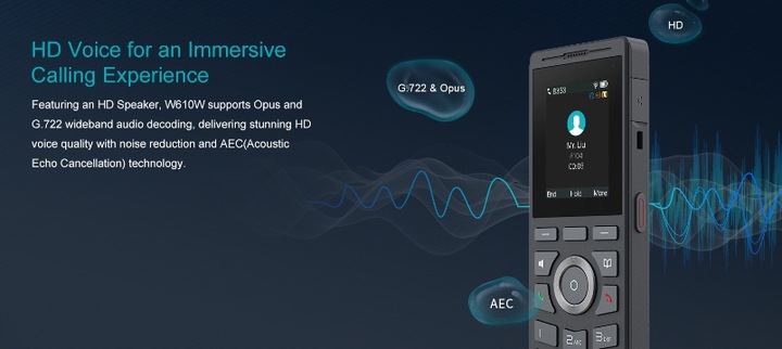 Telefon stacjonarny Fanvil W610W VoIP WiFi