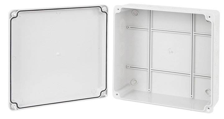 PUSZKA HERMETYCZNA NATYNKOWA ABS IP65 200X200X80 SKRZYNKA OBUDOWA