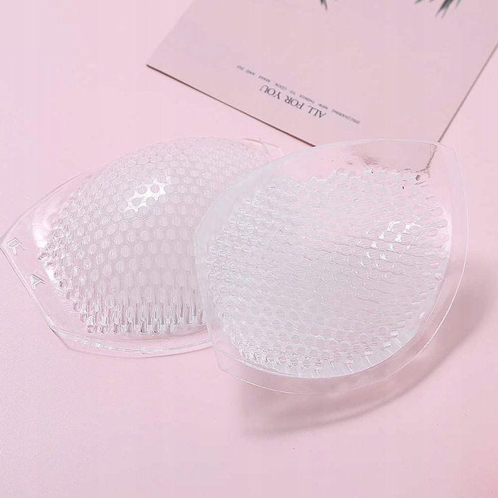 WKŁADKI SILIKONOWE DO STANIKA BIUSTONOSZA PUSH UP ODDYCHAJĄCE PERFOROWANE