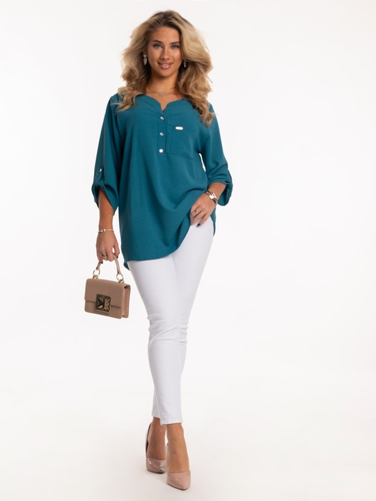 Piękna Klasyczna Rewelacyjna Kobieca BLUZKA Dużo Rozmiarów