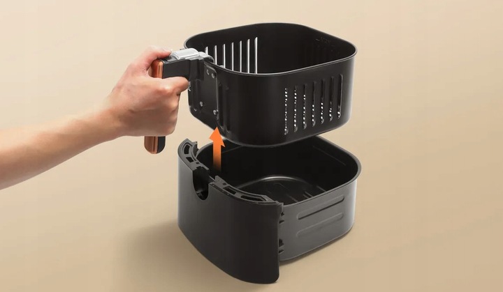 FRYTKOWNICA BEZTŁUSZCZOWA XXL AIR FRYER 7 L FRYTOWNICA 1900W LCD KOSZ