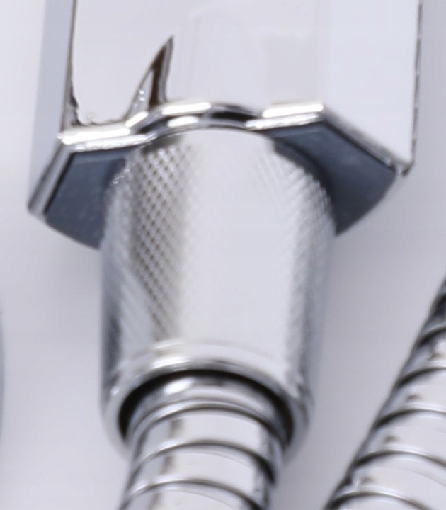 Słuchawka prysznicowa z wężem chrom do wanny z uchwytem ściennym YOKA