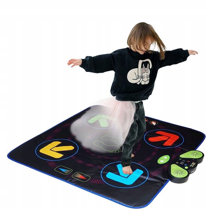 MATA MUZYCZNA TAŃCZENIA PIANINKO GRA TANECZNA MATA DO TAŃCA DLA DZIECI