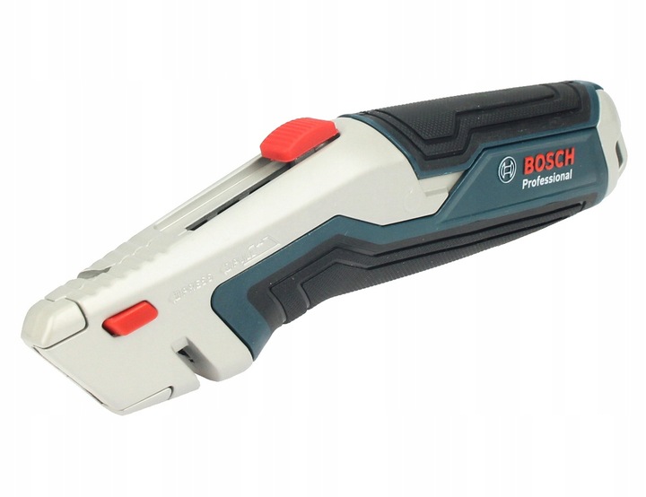 Nóż chowany na ostrza trapezowe BOSCH + 3 ostrza