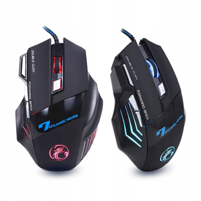 MYSZ myszka GAMINGOWA DLA GRACZY RGB LED 5500 DPI