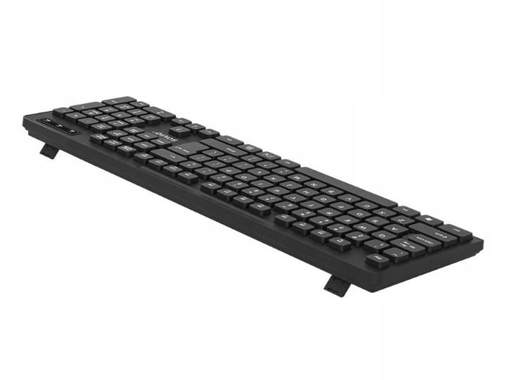 Klawiatura bezprzewodowa Savio KB-02 Odbiornik USB 2,4 GHz czarna