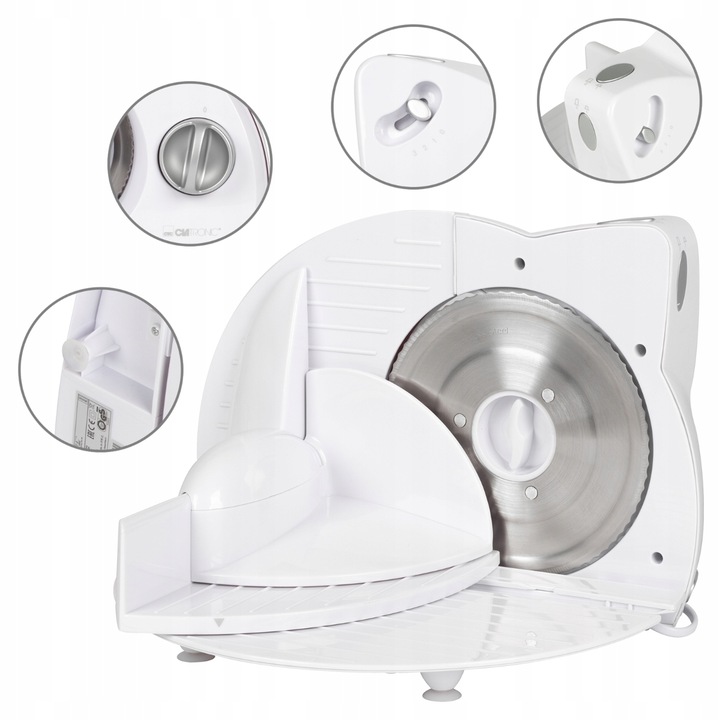 Mała KRAJALNICA do Chleba Wędlin Sera Składana ELEKTRYCZNA BIAŁA MOCNA