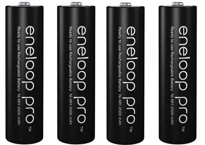4x PANASONIC ENELOOP PRO 2550 mAh R6 AA JAPAN
