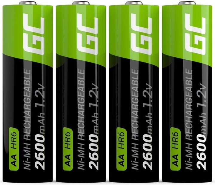 Green Cell 4x Akumulator AA HR6 2600mAh GR01