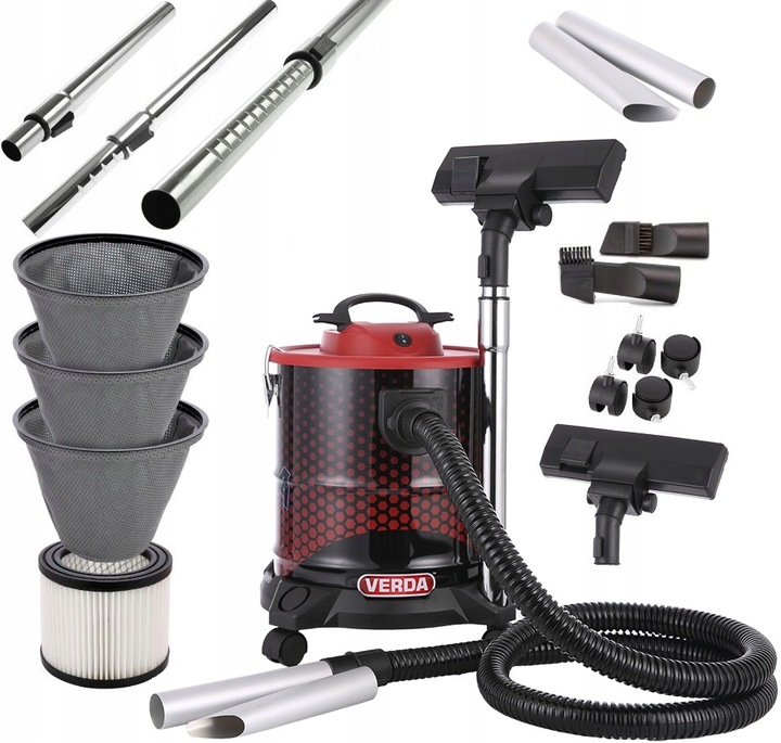 ODKURZACZ DO POPIOŁU KOMINKA PIECA GRUZU SEPARATOR GRILLA RURA