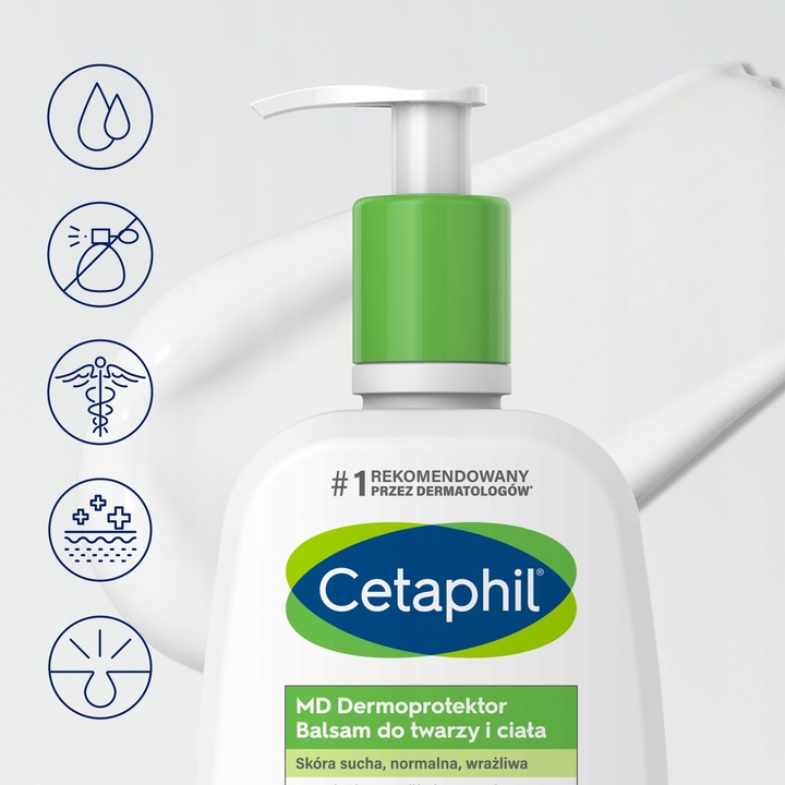 Zestaw Cetaphil MD Balsam nawilżający 236 ml i DA Ultra Krem 85 g