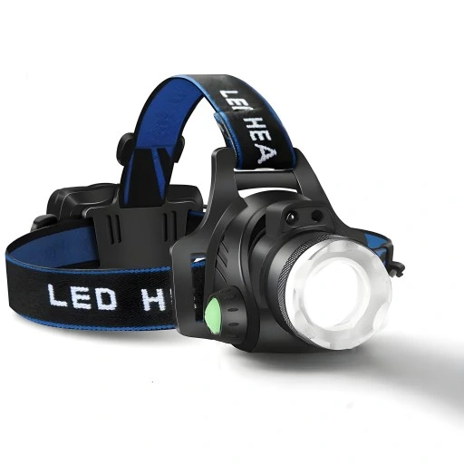 LATARKA CZOŁOWA LED ZOOM XML-T6 CREE LAMPKA CZOŁÓWKA ŁADOWARKA + AKUMULATOR