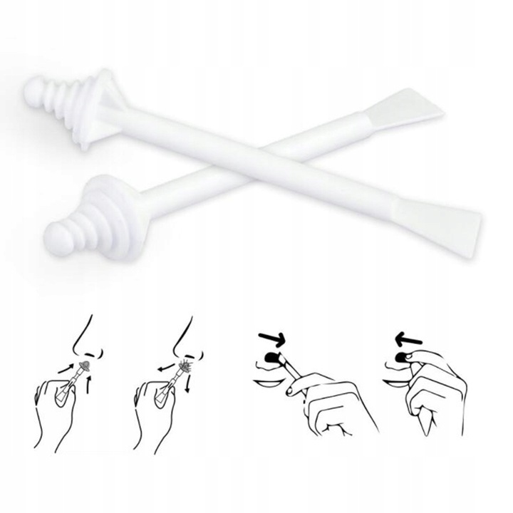 Aplikatory wosku Patyczki do depilacji nosa uszu twarzy 50 szt