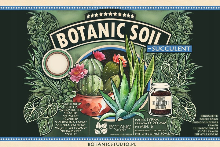 BIGOS do KAKTUSÓW i SUKULENTÓW 5L ziemia podłoże Botanic Soil