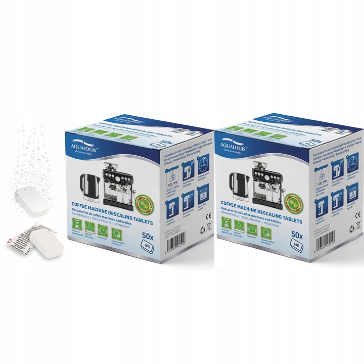 Odkamieniacz Do Ekspresu - Aqualogis Decalc - 50 tabletek - zestaw 2
