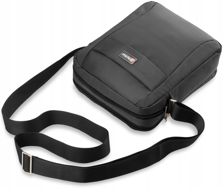 TORBA NA RAMIĘ DUŻA Saszetka LISTONOSZKA Męska Pojemna SOLIDNA Z PASKIEM