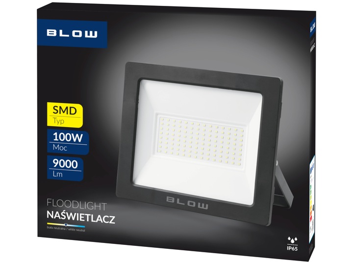 HALOGEN LAMPA ROBOCZA LED NAŚWIETLACZ REFLEKTOR ZEWNĘTRZNY 100W IP65