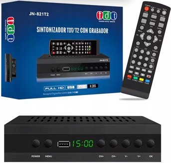 DEKODER TUNER CYFROWY TELEWIZJI NAZIEMNEJ DVB-T2 H.265 USB TIMESHIFT PVR