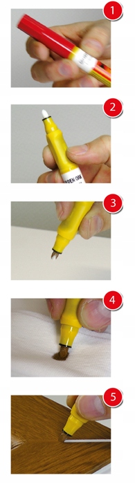 Pisak do retuszu KANTEN-FIX OKNO Ren. 7016.05-167 / RAL 7016 marker