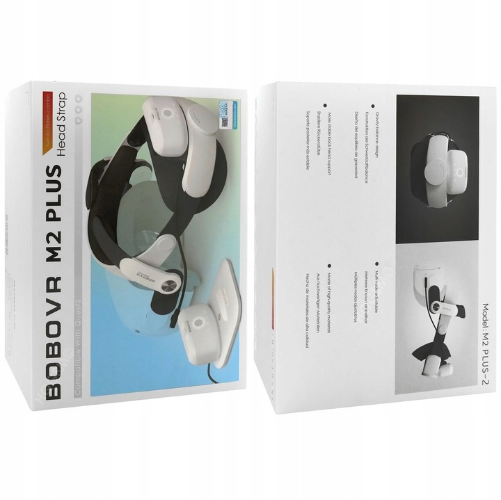 Wygodny Regulowany Pasek Opaska z Zasilaniem do Meta Quest 2 Bateria Stacja