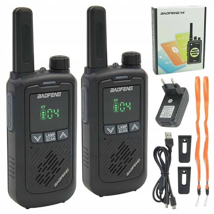 2 x Krótkofalówka Baofeng BF-T17 WALKIE TALKIE
