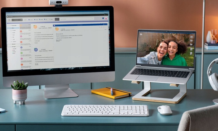 Zestaw LOGITECH Signature Slim Combo MK950 Biały