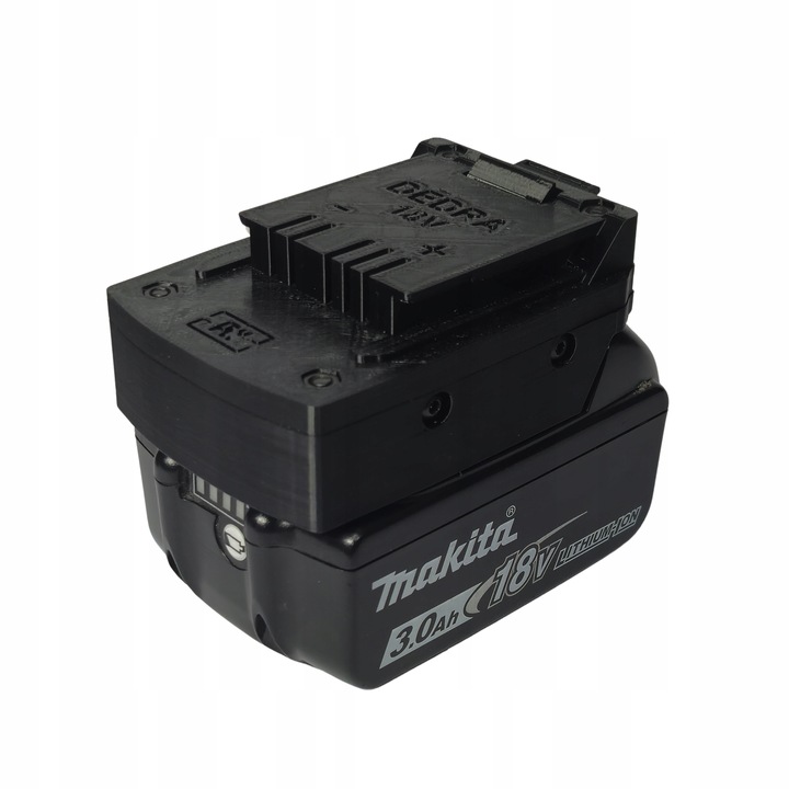 Adapter, przejściówka z baterii Makita 18V na narzędzia DEDRA SAS+ALL