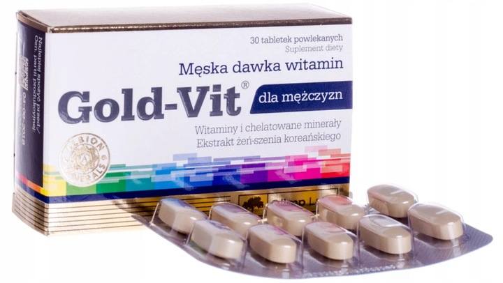OLIMP GOLD-VIT DLA MĘŻCZYZN 60tabl WITAMINY MĘSKIE