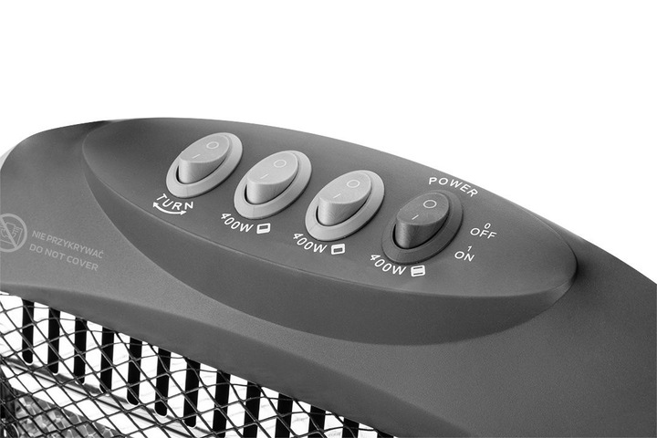 Halogenowy promiennik podczerwieni 400W 800W 1200 W oscylacja 90° 3