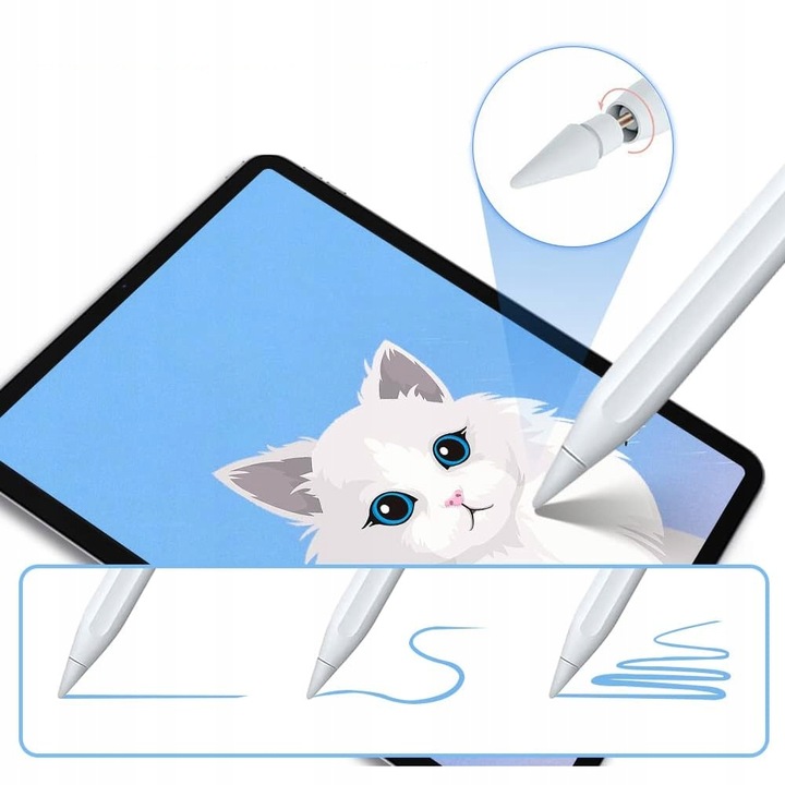 MAGNETYCZNY RYSK APPLE OŁÓWEK RYSK DOTYKOWY IPAD/IPHONE/ANDROID/IOS