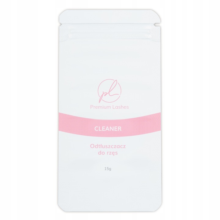 Cleaner do rzęs - Odtłuszczacz do rzęs Premium Lashes 15g + woreczek