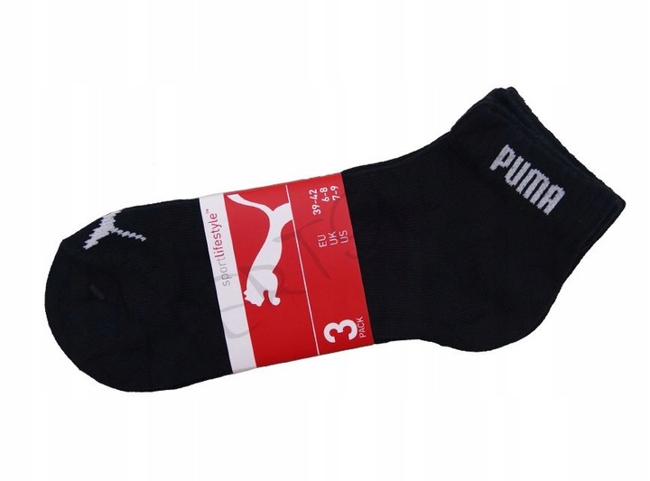 PUMA SKARPETY SKARPETKI STOPKI 3 PARY Roz: 39-42
