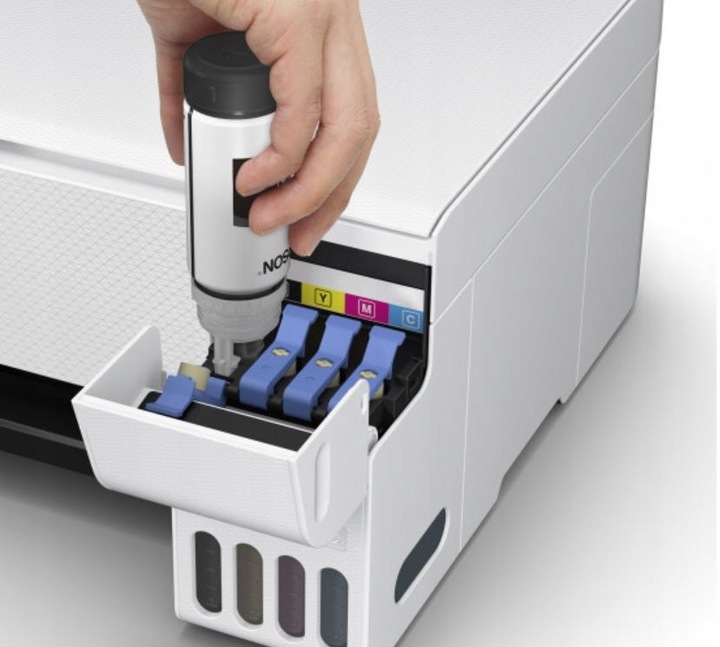 DRUKARKA Atramentowa EPSON EcoTank Biała WIFI 3w1 DRUK SKAN KOPIA + TUSZE