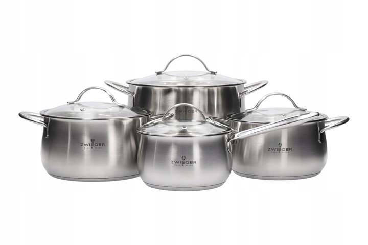 Zestaw garnków 8 elementów ZWIEGER Practi Plus
