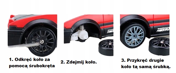 Auto Zdalnie Sterowane do Driftu Samochód na Pilot na Akumultor Drift 4X4