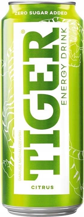 Napój energetyczny Tiger Naked Line CITRUS Limonka Cytryna 12x500ml