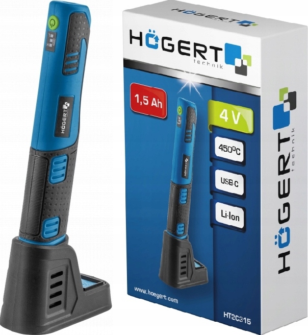 LUTOWNICA BEZPRZEWODOWA AKUMULATOROWA 4V 450°C PRECYZYJNA